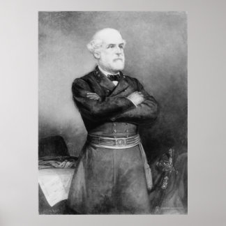 Robert Edward Lee Portrait von John Adams Elder Poster