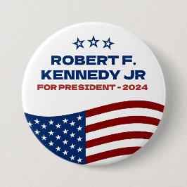 Robert F Kennedey Jr für Präsident 2024 Button