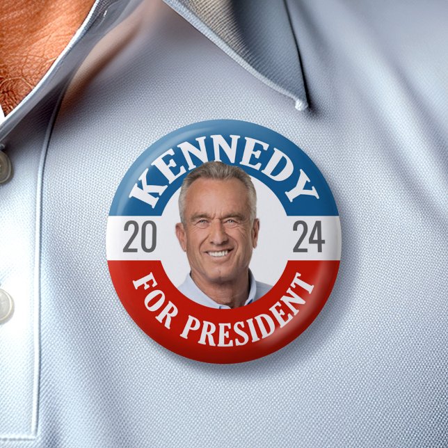 Robert F Kennedy JR 2024 Button (Kennedy 2024 Button)