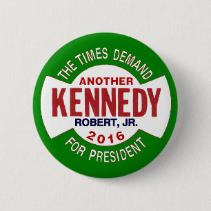 Robert F. Kennedy, jr. für Präsidenten 2016 Button