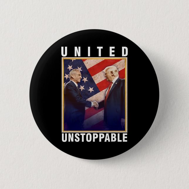 Robert F Kennedy Jr Trump Unaufhaltsam Button (Vorderseite)