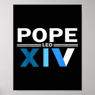 Robert Franz Papst Leo Xiv Vatikan Villanova  Poster