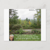 Robert Frost Wisdom Zitat "Road Lless Traveled"