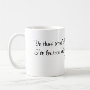 Robert Frost-Zitat Kaffeetasse