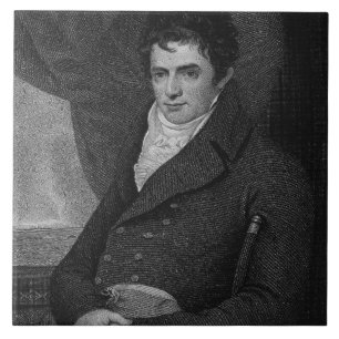Robert Fulton (1765-1815), graviert durch Fliese