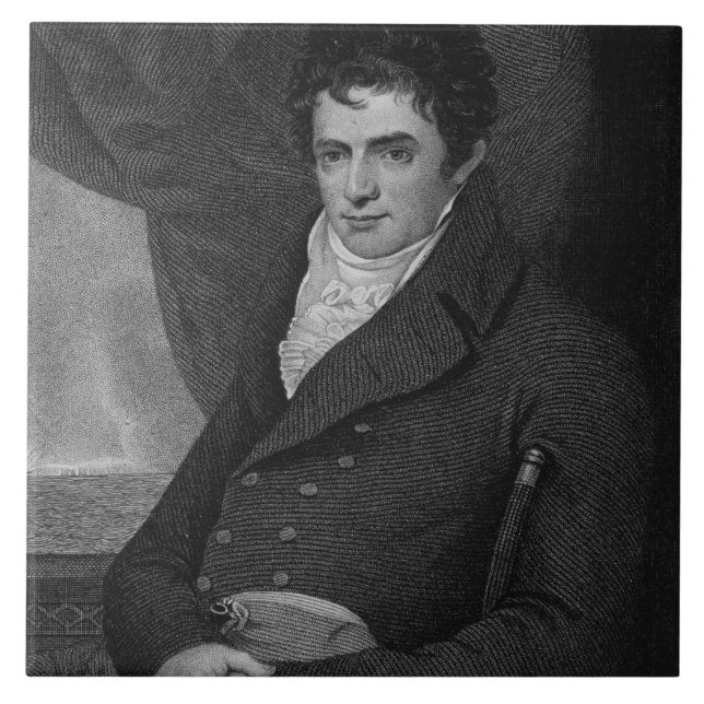 Robert Fulton (1765-1815), graviert durch Fliese (Vorderseite)