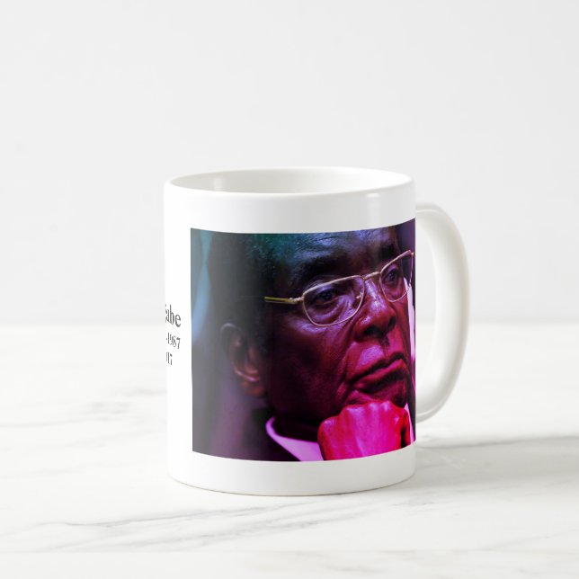 Robert G. Mugabe, Präsident von Simbabwe Kaffeetasse (VorderseiteRechts)