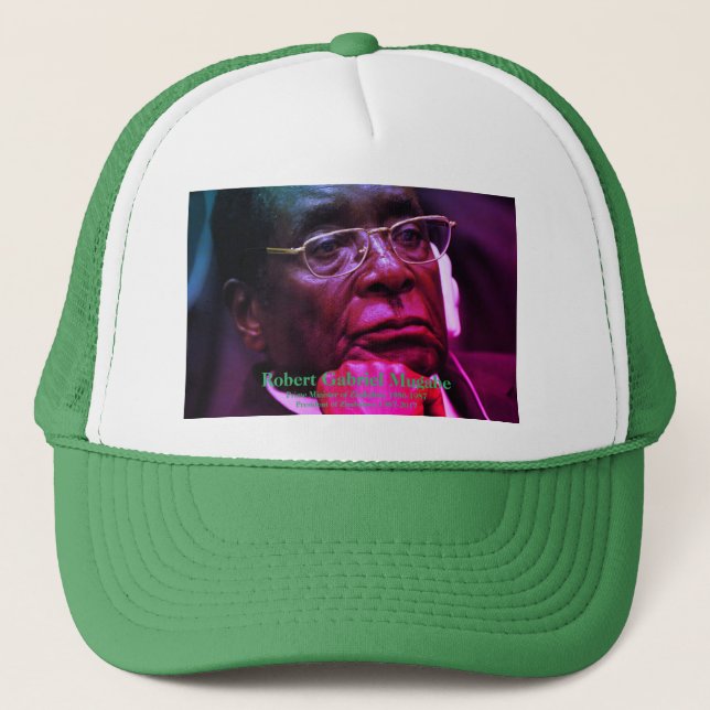 Robert G. Mugabe, Präsident von Simbabwe Truckerkappe (Vorderseite)