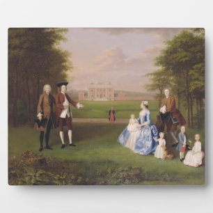 Robert Gwillym von Atherton und seiner Familie, c. Fotoplatte
