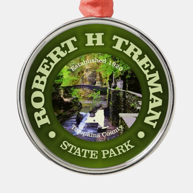 Robert H Treman SP Ornament Aus Metall (Vorne)