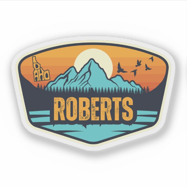 Robert, Idaho Aufkleber (Vorderseite)