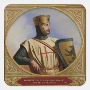 Robert II le Hierosolymitain, Graf Quadratischer Aufkleber