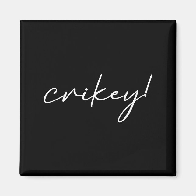 Robert Irwin Crikey Lustiges Meme  Magnet (Vorne)