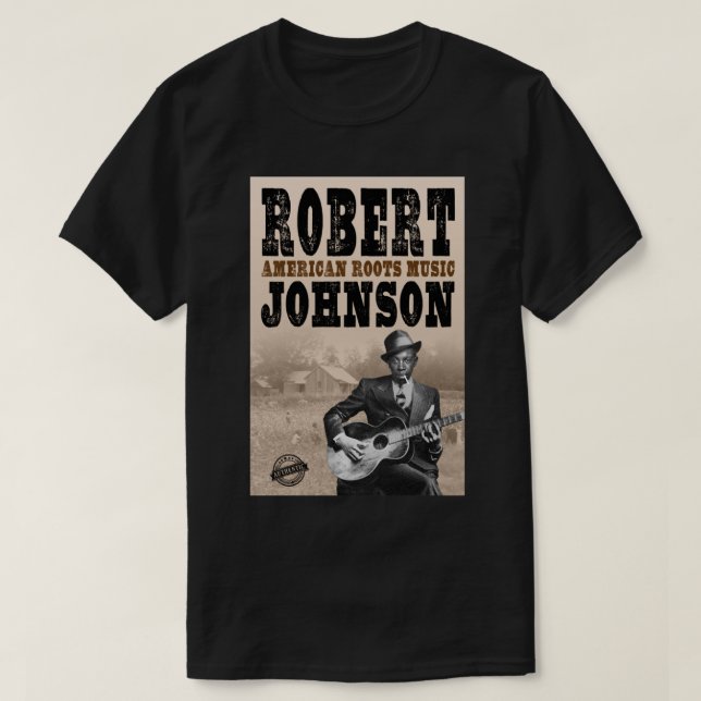 Robert Johnson - American Roots T-Shirt (Design vorne)
