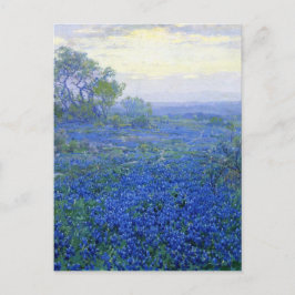 Robert Julian Onderdonk a-cloudy-day-bluebonnets Postkarte