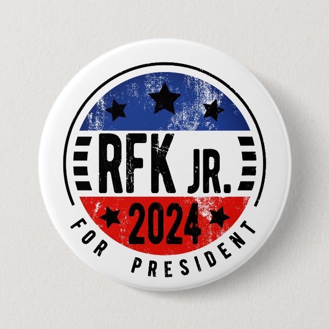 Robert Kennedy, Jr. für Präsident 2024 Button (Vorderseite)