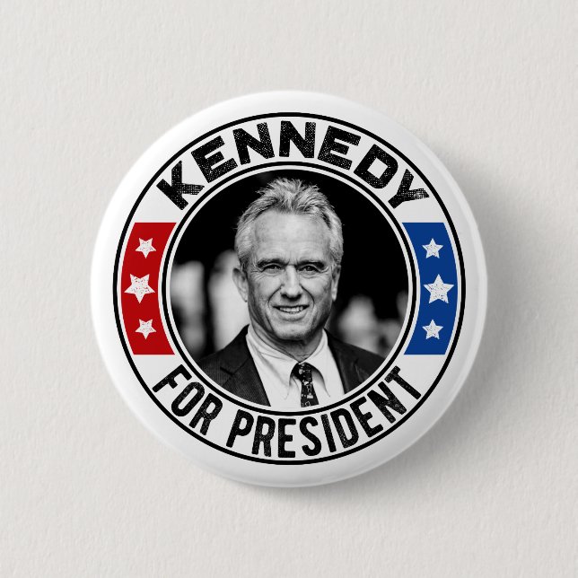 Robert Kennedy, Jr. für Präsident 2024 Button (Vorderseite)