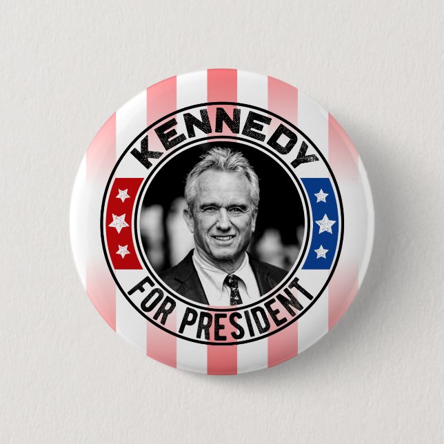 Robert Kennedy, Jr. für Präsident 2024 Button (Vorderseite)
