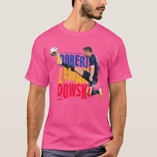 Robert Lewandowski Soccer Player T-Shirt (Vorderseite)