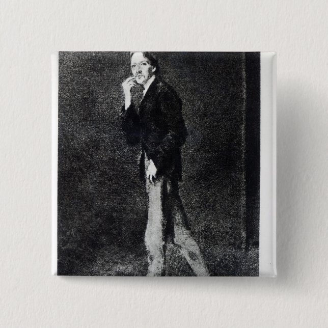 Robert Louis Stevenson Button (Vorderseite)