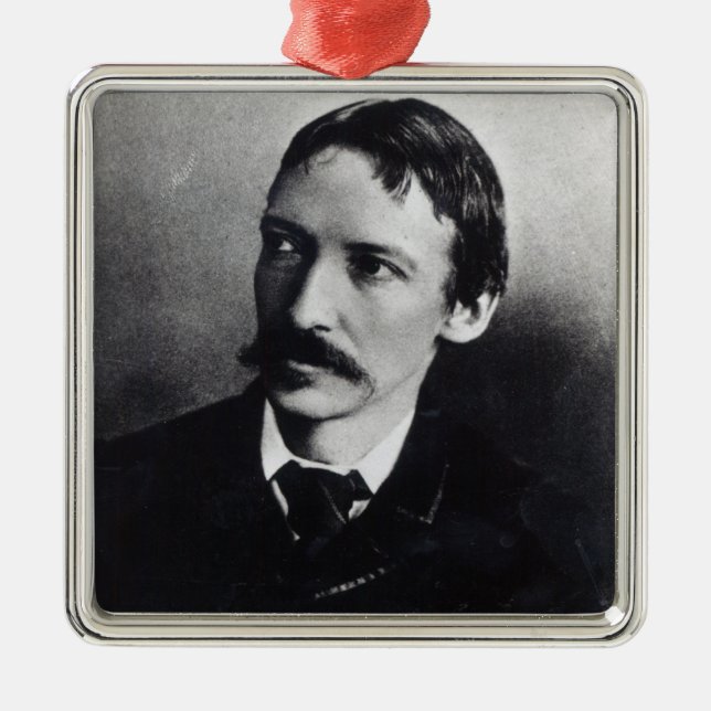Robert Louis Stevenson Ornament Aus Metall (Vorne)
