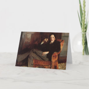 Robert Louis Stevenson Portrait Karte