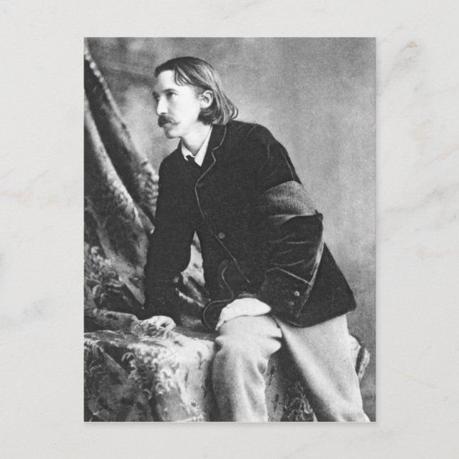 Robert Louis Stevenson Postkarte (Vorderseite)