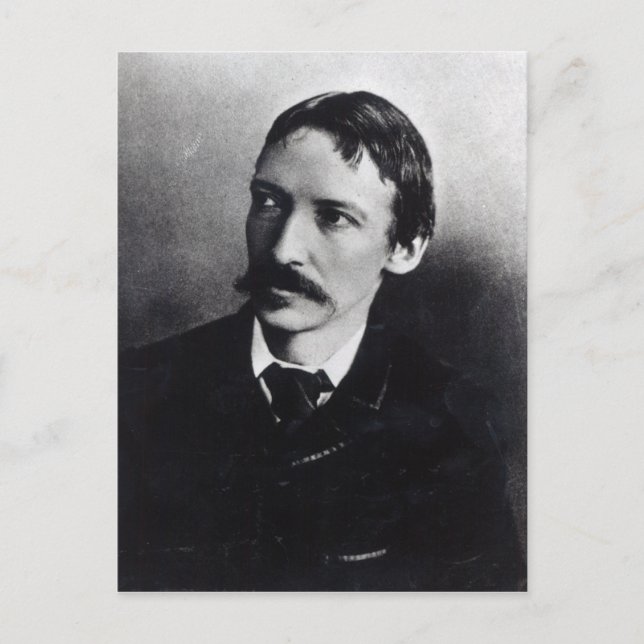Robert Louis Stevenson Postkarte (Vorderseite)