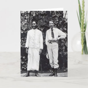 Robert Louis Stevenson und sein Freund Karte