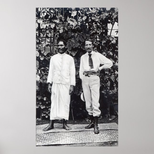 Robert Louis Stevenson und sein Freund Poster (Vorne)