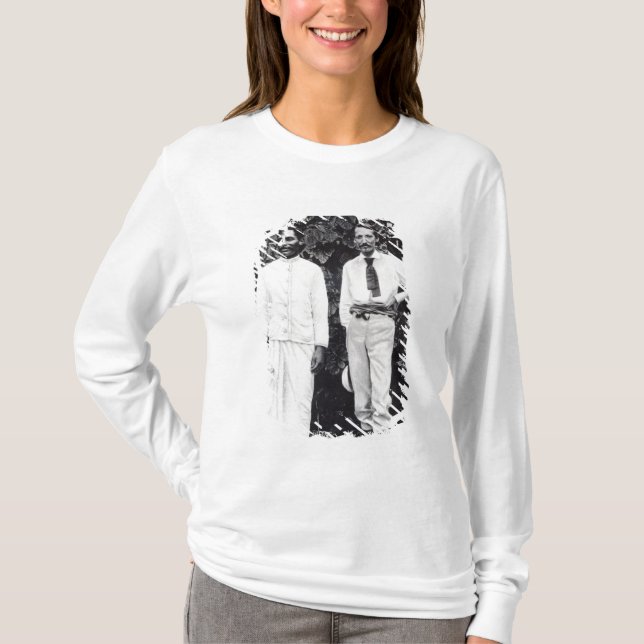 Robert Louis Stevenson und sein Freund T-Shirt (Vorderseite)