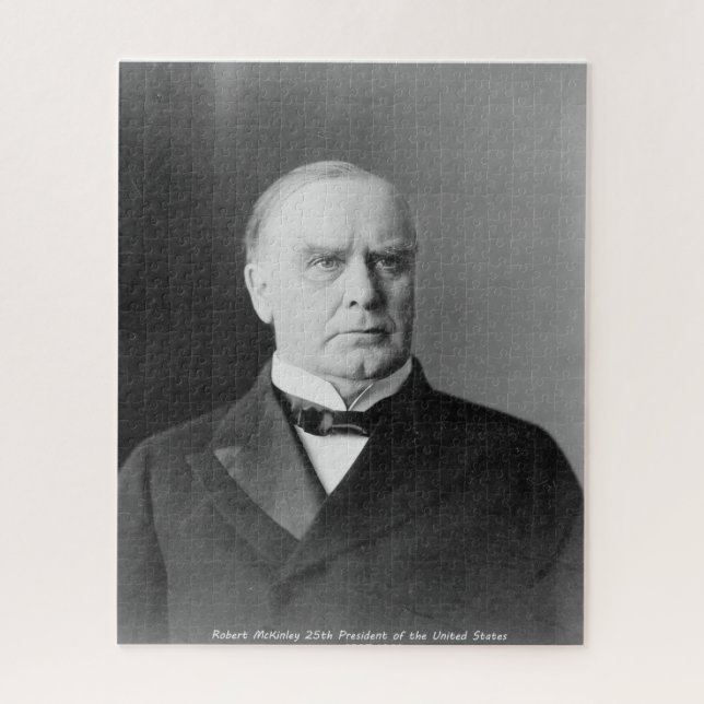 Robert McKinley 25. Präsident von Amerika Puzzle (Vertikal)