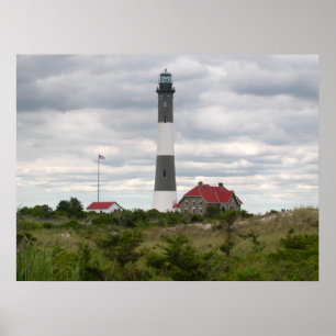 ROBERT MOSES PARK NEW YORK LIGHTHOUSE Print Poster