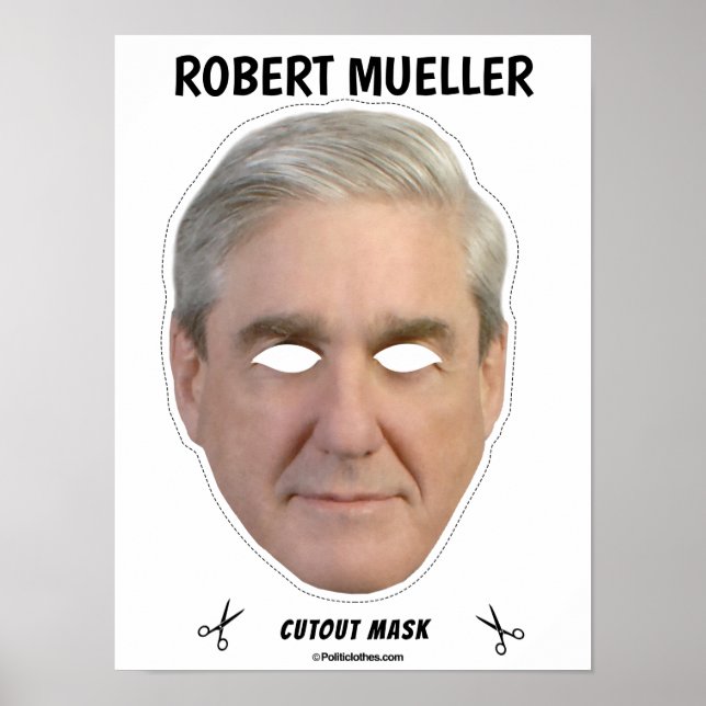 ROBERT MUELLER Halloween Mask Poster (Vorne)
