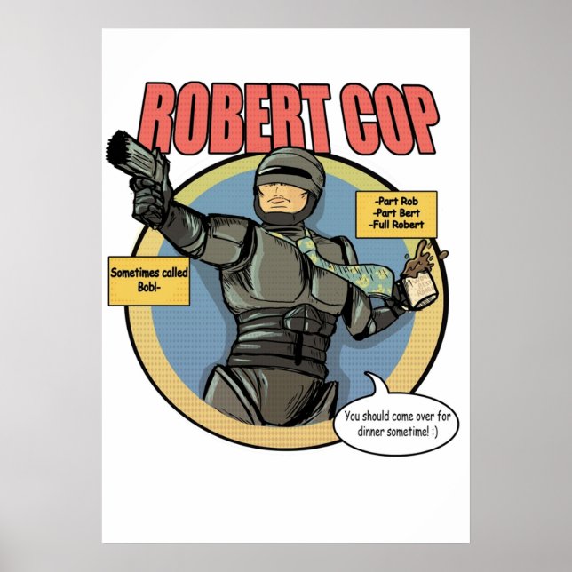 Robert Polizist Poster (Vorne)