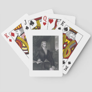 Robert R. Livingston, graviert von E. Mackenzie (e Spielkarten