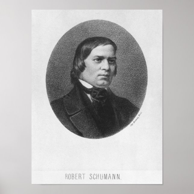 Robert Schumann, 1839 Poster (Vorne)