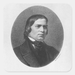 Robert Schumann, 1839 Quadratischer Aufkleber