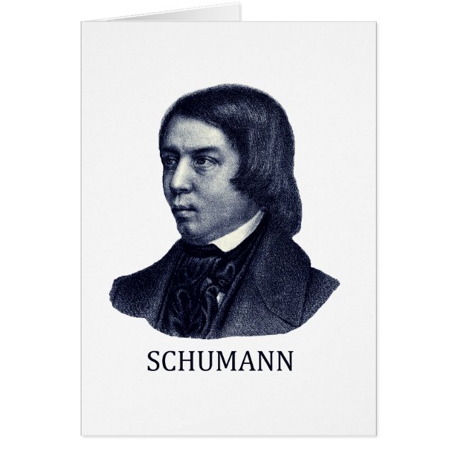 Robert Schumann, blau (Vorne)