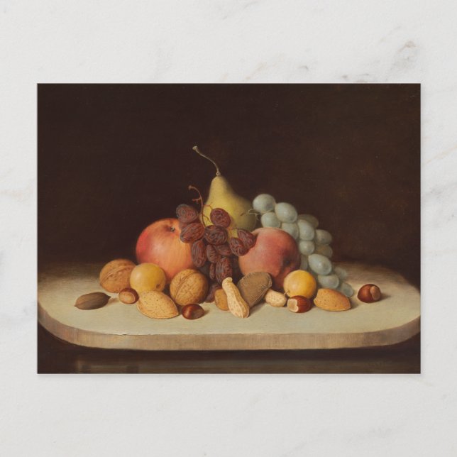 Robert Scott Duncanson - Still Life with Fruit Postkarte (Vorderseite)