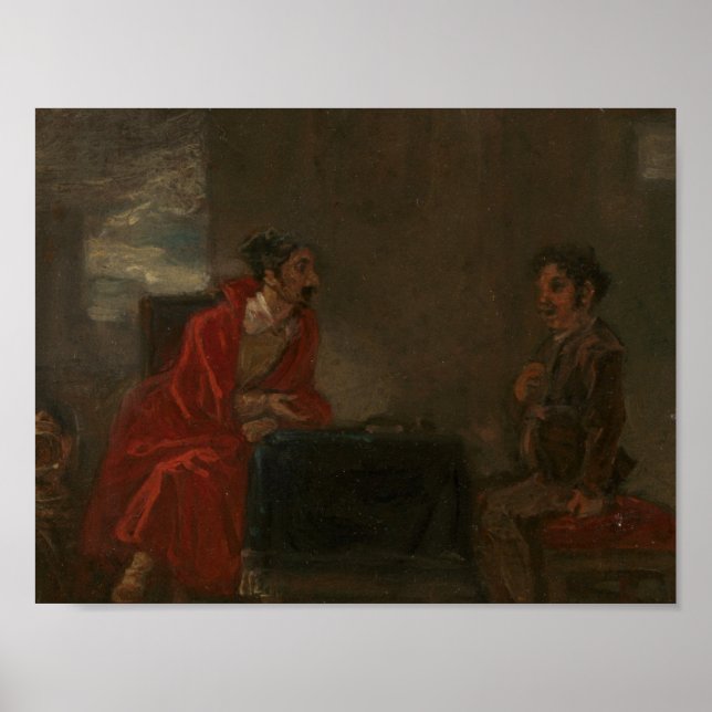 Robert Smirke - Illustration für Don Quixote Poster (Vorne)