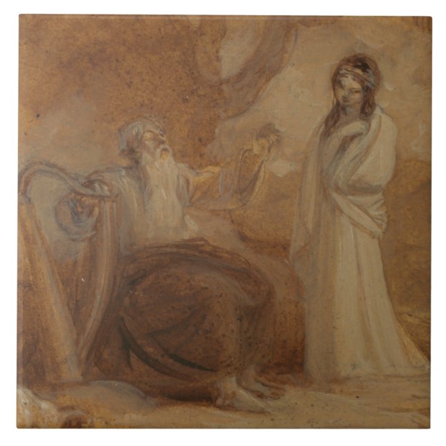 Robert Smirke - Illustration für Shakespeares Fliese (Vorderseite)