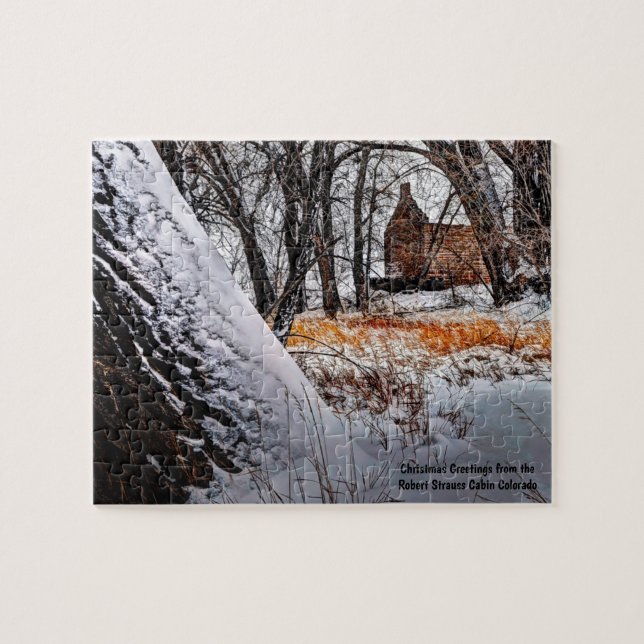 Robert Strauß Cabin Colorado. Jigsaw Puzzle (Horizontal)