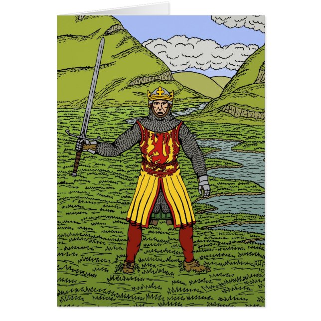 Robert the Bruce Greeting Card (Vorne)