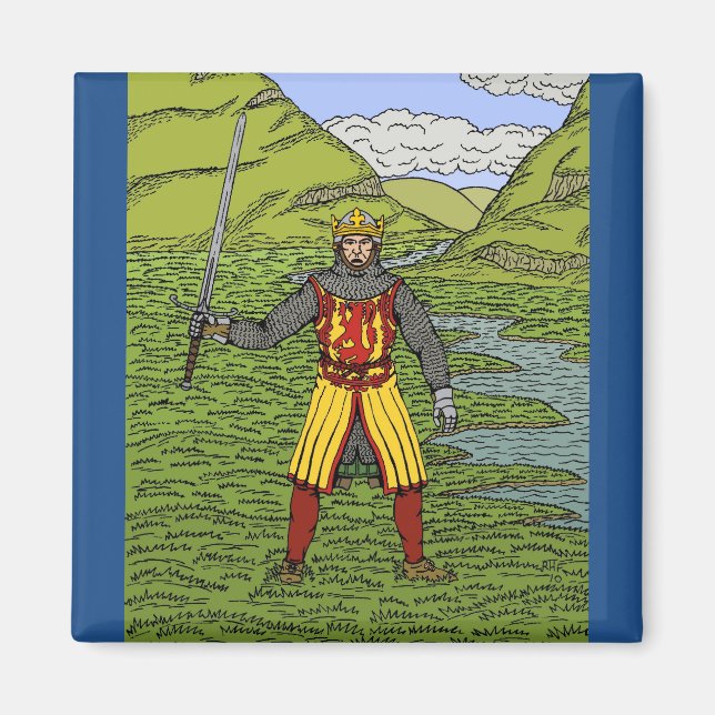 Robert the Bruce Magnet (Vorne)