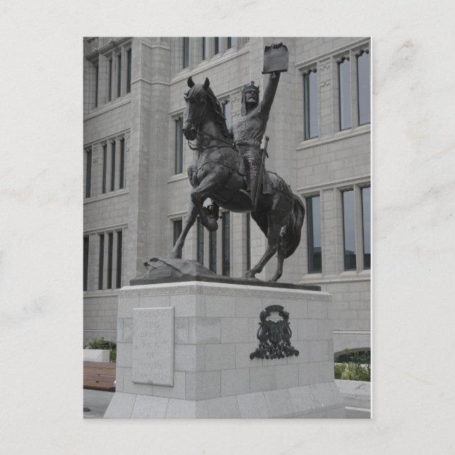 Robert The Bruce Postkarte (Vorderseite)