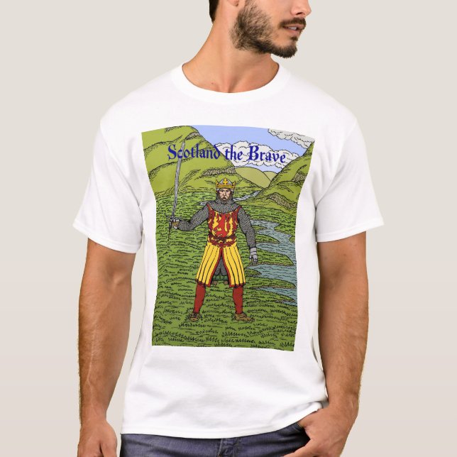 Robert von Bruce Scotland, der Brave T-Shirt (Vorderseite)