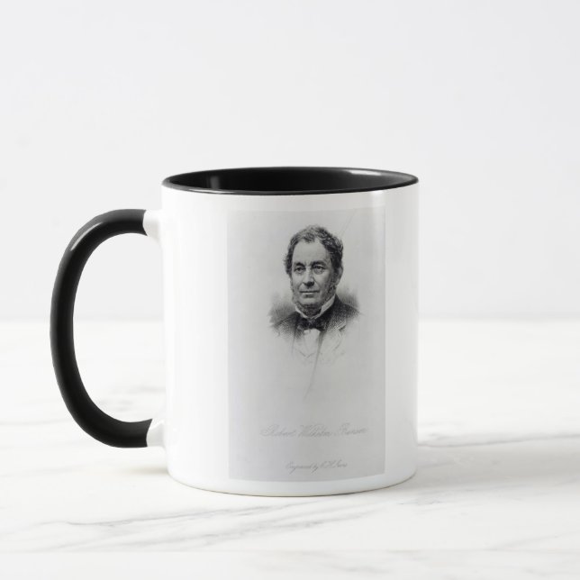 Robert Wilhelm Bunsen, graviert durch C.H Jeens Tasse (Links)