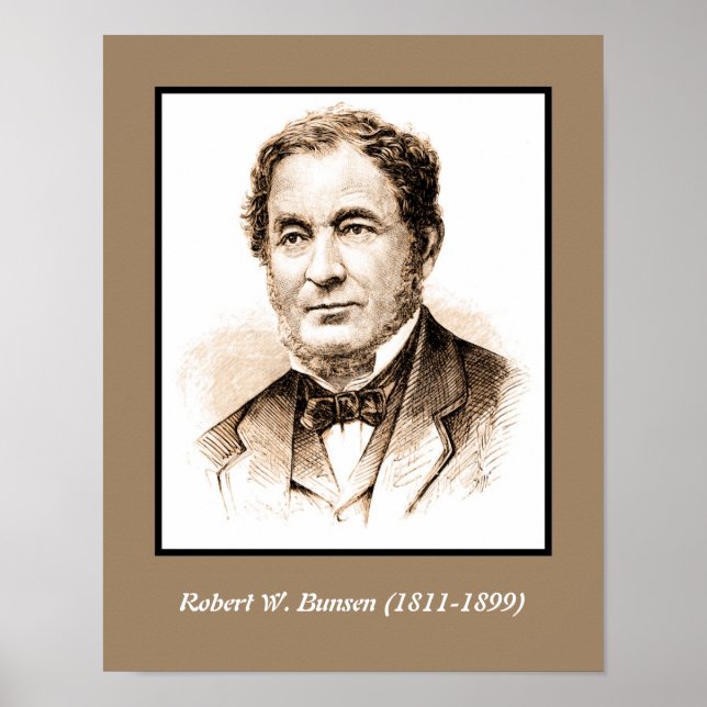 Robert Wilhelm Bunsen Poster (Vorne)