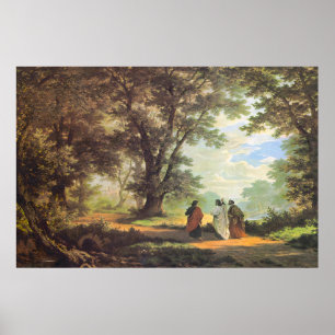 Robert Zund Weg nach Emmaus Poster